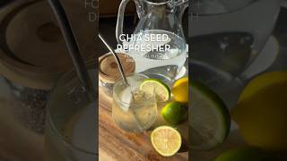 Chia seed refresher for optimal gut health 🍋‍🟩 shorts chiaseeds digestion chiaseedsdrink [upl. by Rramo]