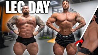 BEST Leg Workout To Try In 2023 ft Jamie THE GIANT Christian [upl. by Arnon]