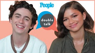 Timothée Chalamet amp Zendaya on Fame Fashion and Their Instant Chemistry on Dune  PEOPLE [upl. by Raine]