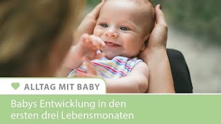 Babys erstes Jahr  Entwicklung in den ersten drei Monaten [upl. by Meesan282]