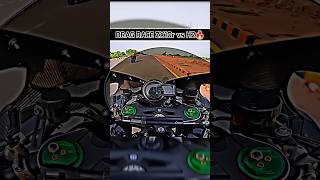 DRAG RACE KAWASAKI H2 VS ZX10R viral zx150r zx10r h24news [upl. by Ettezus404]