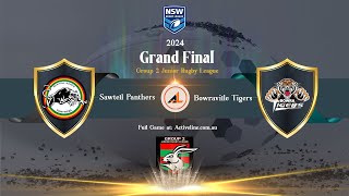 Sawtell Panthers VS Bowraville Tigers Under 16s  Group 2 Junior Rugby League Grand Final 2024 [upl. by Leonard687]