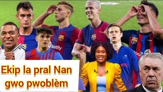 barcelone gen pwoblèm li pa konnen ki jwè poul mete Nan mitan tèren li an Tolman li chaje [upl. by Behre]