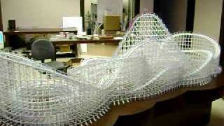 Model of working wooden roller coaster [upl. by Naomi]