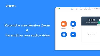 Rejoindre une réunion Zoom et paramétrer laudio et la vidéo [upl. by Ajaj]