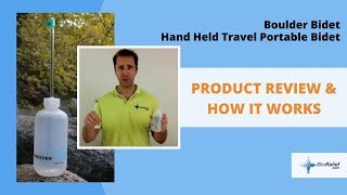 Boulder Compact Portable Travel Bidet  Product Review amp Instructions [upl. by Boorer486]