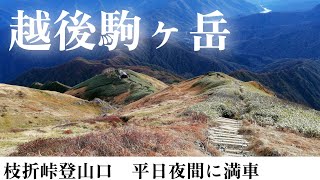 越後駒ヶ岳 枝折峠登山口 20241023 [upl. by Siraj]