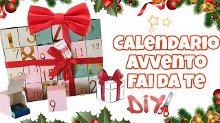 Calendario dellavvento fai da te ✂️diy  🎁 low cost 🎁 christmas tutorial [upl. by Onavlis707]