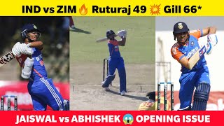 IND vs ZIM🔥 Ruturaj Sixes😍 Gill 66🌟 IND Won by 23 runs😱 IND vs ZIM 3rd T20i Highlights [upl. by Aivul]