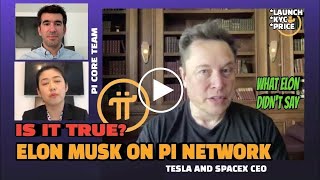 PI NETWORK UPDATE ELON MUSK JUST SAID THIS ABOUT PI NETWORK  TESLA ACCEPTING PI COIN [upl. by Novej]