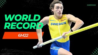 622 m WORLD RECORD  Mondo Duplantis clears 622m  All Star Perche ClermontFerrand France [upl. by Neiman317]