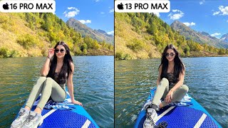 iPhone 16 Pro Max VS iPhone 13 Pro Max  Camera Test amp Full Review [upl. by Enelhtak]