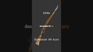 Der Karabiner 98 Ein ikonisches deutsches Gewehr [upl. by Ainitsirhc]