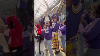 haleyybaylee leads the vikings SKOL chant [upl. by Ynatirb]