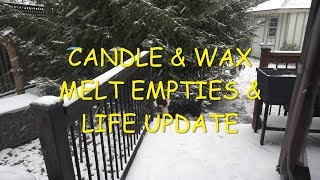 ⛄⛄⛄CANDLE amp WAX MELT EMPTIES NEW SCENTSATIONALS WAX MELTS amp LIFE UPDATE⛄⛄⛄ [upl. by Bunnie549]