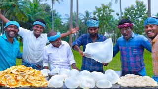 PAROTTA  Soft Layered Paratha Recipe Cooking In Village  Homemade Parotta Recipe Without Egg [upl. by Yorgos]