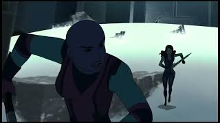 All Nebula vs Gamora Fight Scenes  Guardians of the Galaxy TV Series [upl. by Goda]