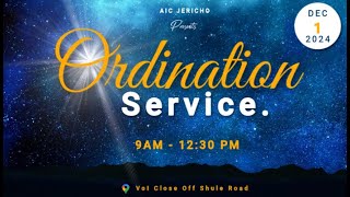 AIC JERICHO  ORDINATION SERVICE II 1ST DECEMBER 2024 [upl. by Hernandez]