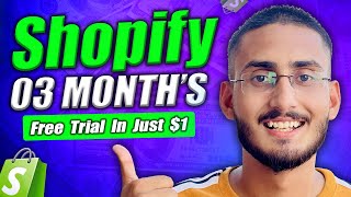 Shopify Free Trial In Just 1 for 3 Months 90 Days 🔥  Shopify Free Trial Latest Method 🤐 [upl. by Llerraf858]