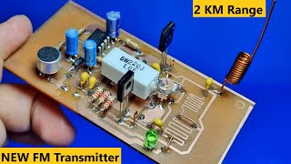 How To Make Long Range Stable and Powerful FM Transmitter  2KM [upl. by Robbi]