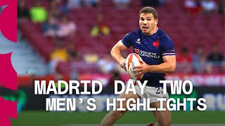 Its an Antoine Dupont MASTERCLASS  Madrid Mens HSBC SVNS Day Two Highlights [upl. by Houghton]