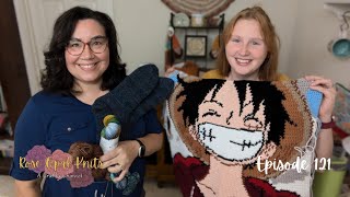 Knitting and Crochet Sweaters and Socks Episode 121 Rose Opal Knits [upl. by Annairdna]