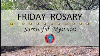 Friday Rosary • Sorrowful Mysteries of the Rosary 💜 October 11 2024 VIRTUAL ROSARY  MEDITATION [upl. by Dael141]