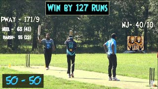 Pway Lions Vs NJ Yorkers  Twin 50s 🙋‍♂️🙋‍♀️ 171 Runs  NJSBCL [upl. by Agon]