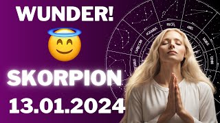 SKORPION ♏️⭐️ EIN WUNDER FÜR DICH 😱 Horoskop  13Januar 2024 skorpion tarot [upl. by Marsh947]