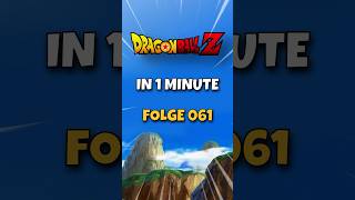 Dragon Ball Z in 1 MINUTE Folge 61  SonGohans schlummernden Kräfte [upl. by Azeel423]