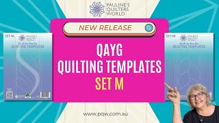 PQW Quilt As You Go Quilting Templates  Set M [upl. by Baal151]