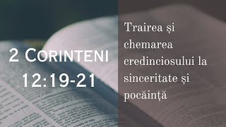 Trairea și chemarea credinciosului la sinceritate și pocăință  Valeriu Doncila [upl. by Simonette517]