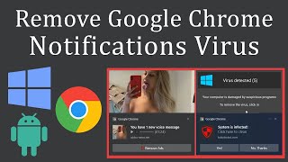 How To Remove Google Chrome Notification Virus [upl. by Dweck]