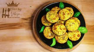 Make zucchini muffins in 30 minutes Soft and nice savory muffins KitchenbyViktorija [upl. by Alcina]