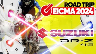 Quoi de neuf chez Suzuki  DRZ4 enduro et SM  EICMA 2024 [upl. by Dorrej514]