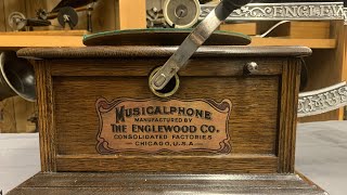 The Musicalphone Englewood Co Disc Phonograph [upl. by Yotal87]