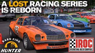 NASCAR Legends Reunited With Their Cars  IROC is Back Behind the Scenes  Barn Find Hunter [upl. by Nafets]