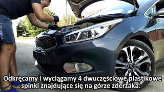 KIA CEE’D JD naprawa świateł do jazdy dziennej LED DRL  wymiana przetwornicy LED [upl. by Lachlan]