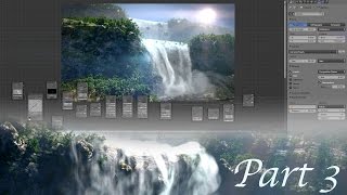 Create Gorgeous Waterfalls  Blender Tutorial  03  Rendering amp Compositing [upl. by Ahsenroc]