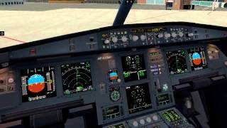 XPlane 10 JARDesign A320  BSS Simulations Sounds v20 takeoff from Venice LIPZ [upl. by Nihs]