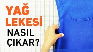 Yağ Lekesi Nasıl Çıkar [upl. by Retxab]