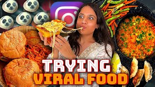 I Only Ate Viral ReelShorts Food For 24 Hours Of Different Countries 🇮🇳🇰🇷🇮🇹 sosaute viralfood [upl. by Aeslehc]