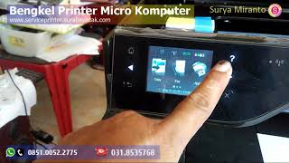 How to nozzle test printer HP Officejet 7612 [upl. by Avad]