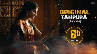 TANPURA IN Bb  SA  MA  KALI 5  TANPURA FOR PRACTICE  VOICE TRAINING  Complete Riyaz [upl. by Eignav]