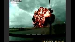 Raw Footage National Air Cargo Boeing 747400BCF Crash Afganistan HD 1080p [upl. by Sainana64]