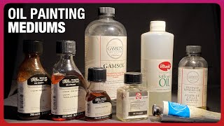 Oil Painting Mediums and how I use them [upl. by Malvina973]