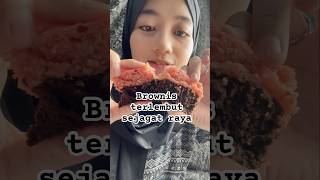 Brownis amanda debyftr youtubeshorts cemilan food rekomendasi brownis bolu browniscoklat [upl. by Firestone]