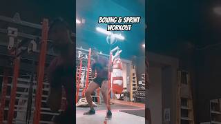 BOXING amp SPRINT WORKOUT shorts boxing running treadmill miketyson workout shortsvideo gym [upl. by Arahat]