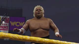 WCW  WWE 2K24  The Greatest Clash Dusty Rhodes vs Harley Race  A Match for the Ages [upl. by Anirtal]