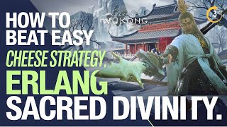 HOW TO DEFEAT Erlang Sacred Divinity Under 3 Minute EASIEST METHOD  Black Myth Wukong [upl. by Yorker]